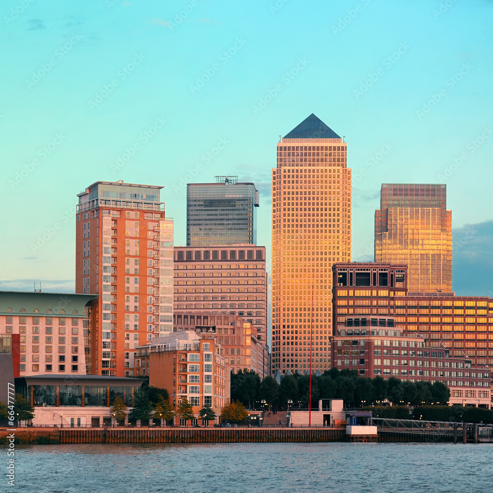 Fototapeta premium London Canary Wharf