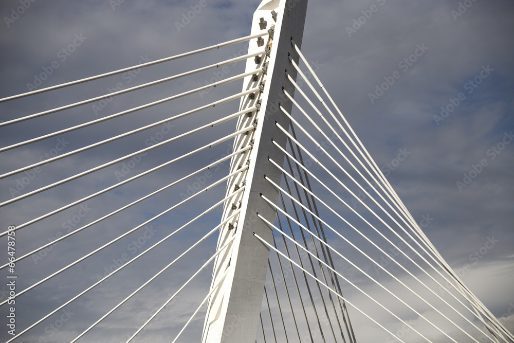 Iron white bridge Iron white bridge