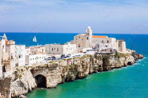 View of Vieste, Southern Italy photo