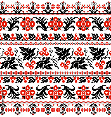 Ukrainian floral ornament