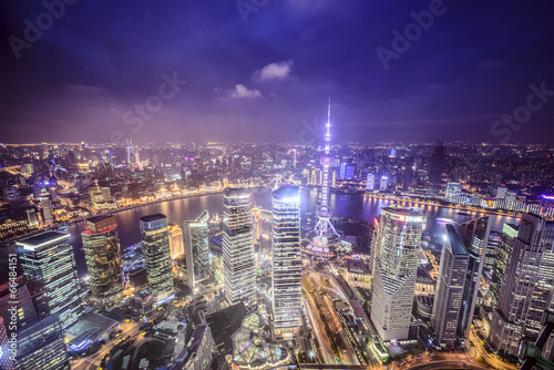 Shanghai  China Aerial View