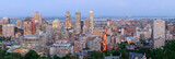 Montreal at dusk panorama