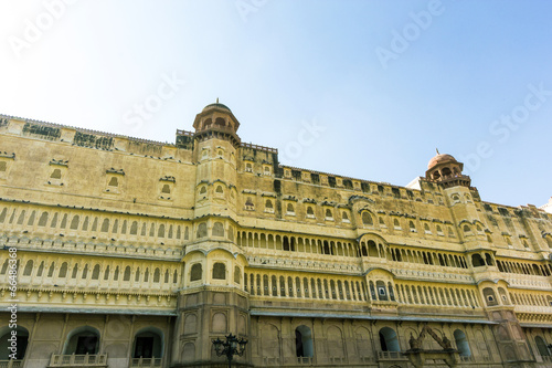 Junagarh Fort in city of Bikaner rajasthan state in india