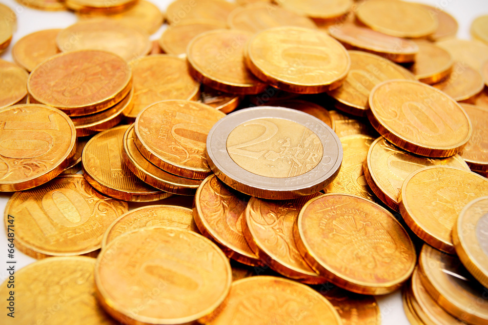 Gold coins.