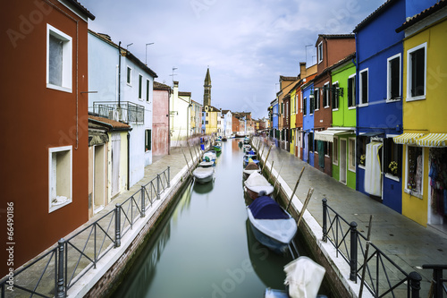 Multicolored houses in Venice © Deyan Georgiev