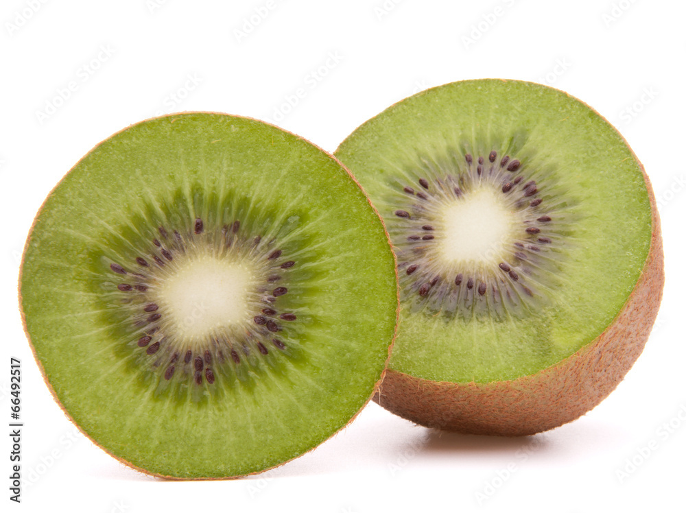 Sliced kiwi fruit half