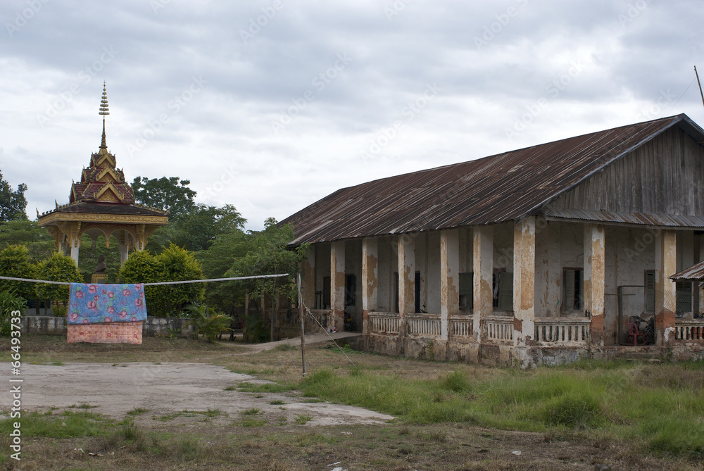 Monastery in Muang Sing, Northern Laos, Asia Monastery in Muang Sing, Northern Laos, Asia