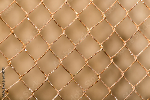 Background of the metal mesh fence