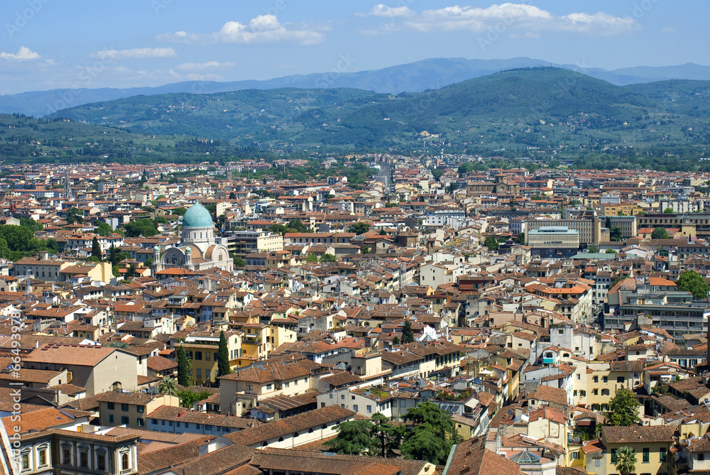 Views of Florence from the dome of the Duomo