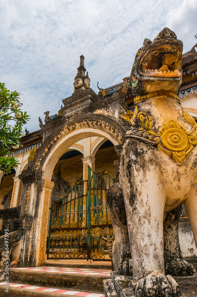 Pagoda Gate in Siem Reap, Cambodia