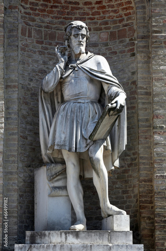 Antonio da Correggio. Parma. Italy. photo