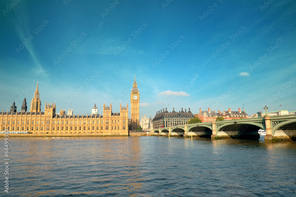 Fototapeta premium Panoramę Londynu