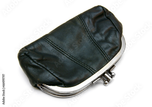 Purse on a white background.