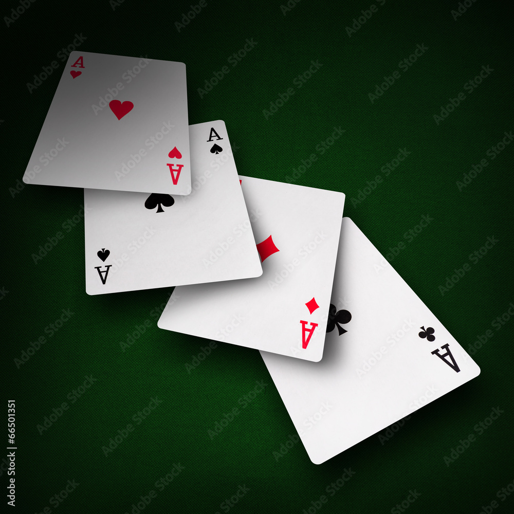 Obraz premium Playing cards poker casino