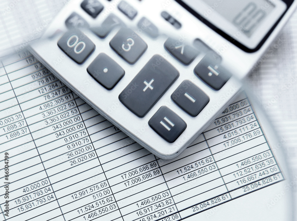 Magnifier and the calculator.