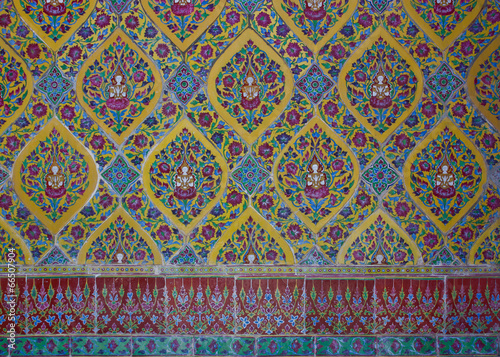 Thai Temple wall decor sculpture