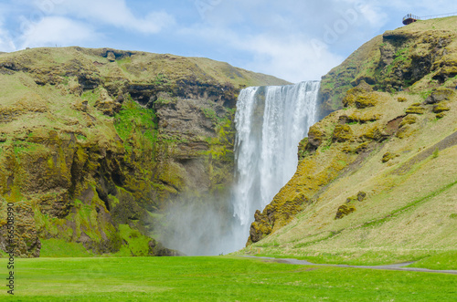 Skogafoss waterfall in Iceland