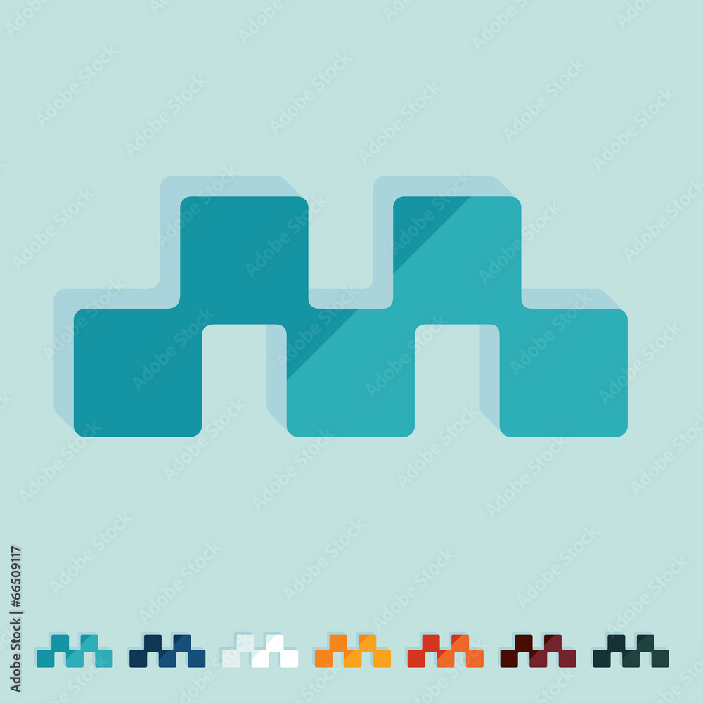 Flat design: taxi Flat design: taxi