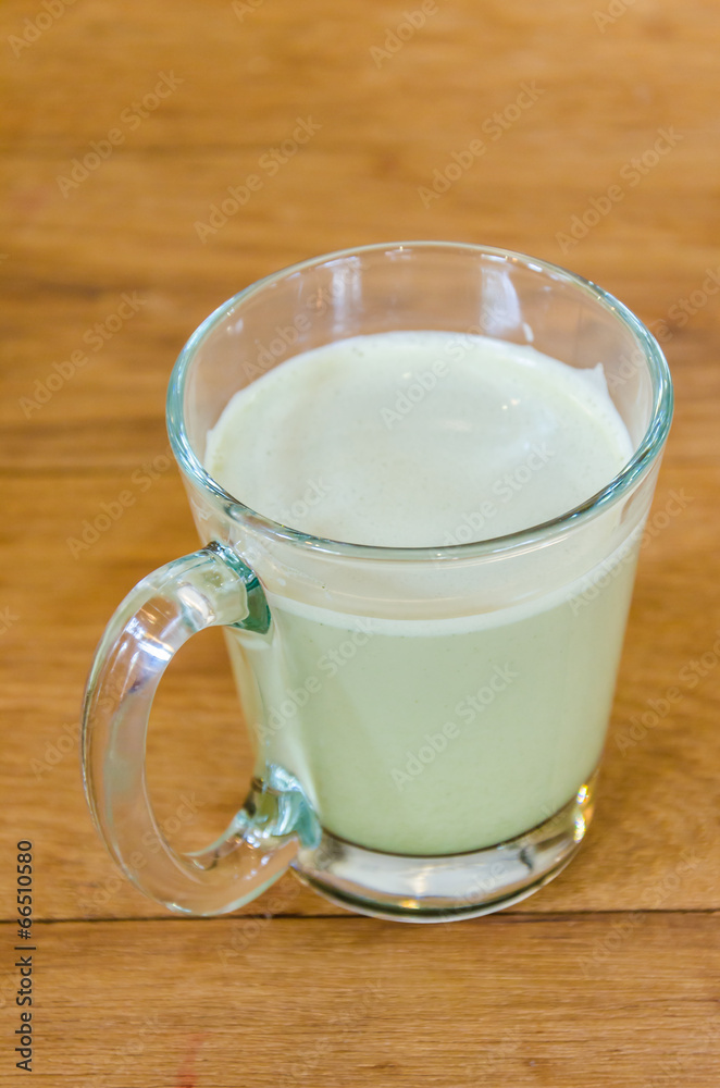 Green tea latte Green tea latte