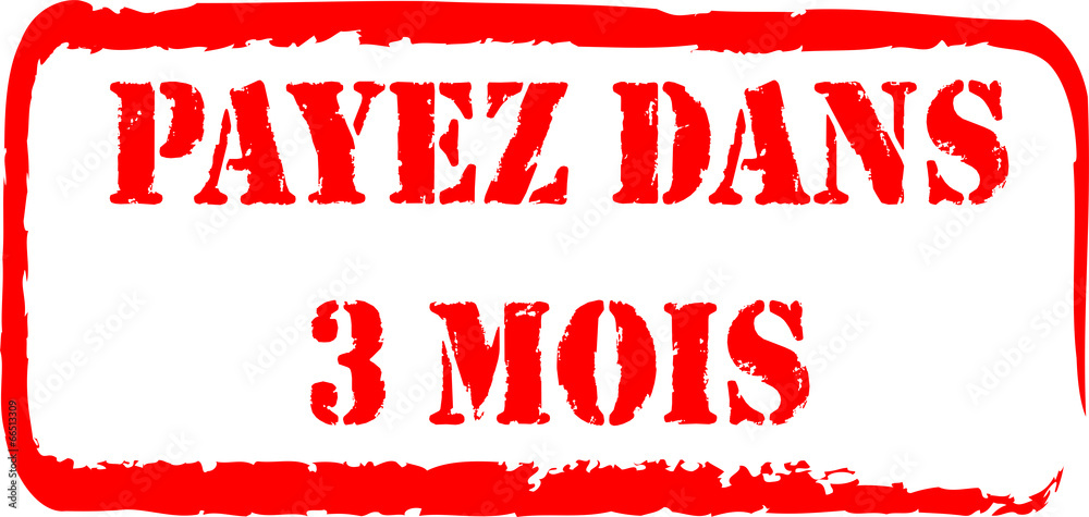 tampon payez dans 3 mois