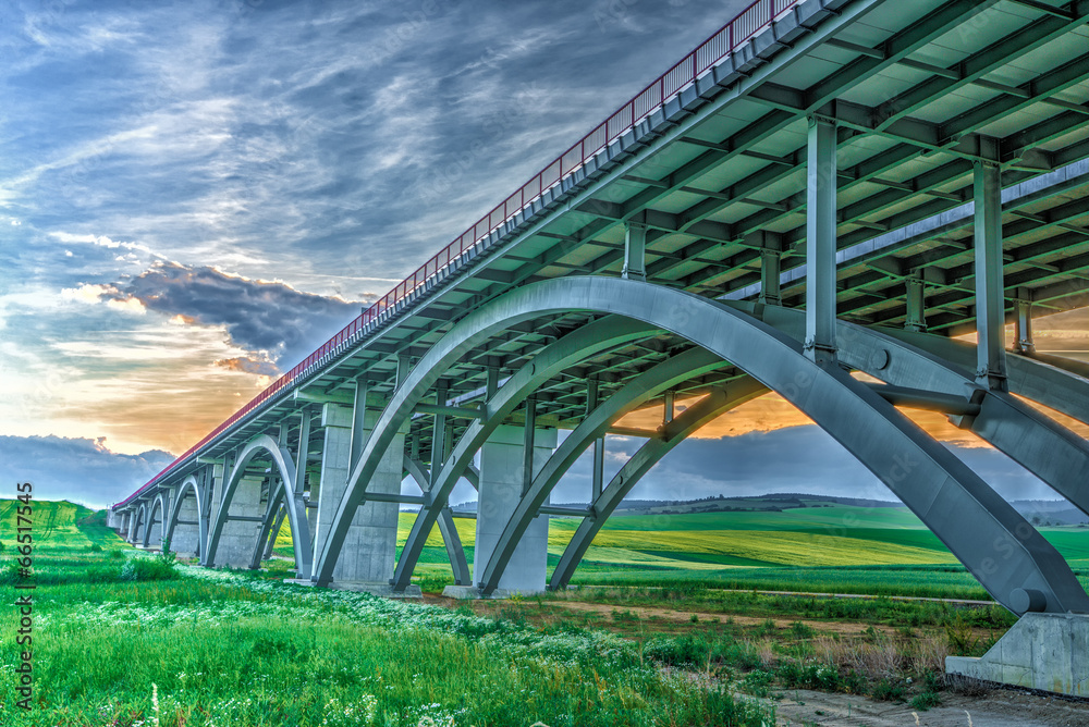New highway viaduct in Slovakia