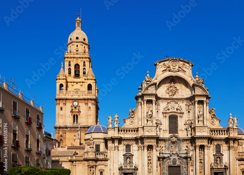  Cathedral Church of Saint Maria in Murcia. Spain
