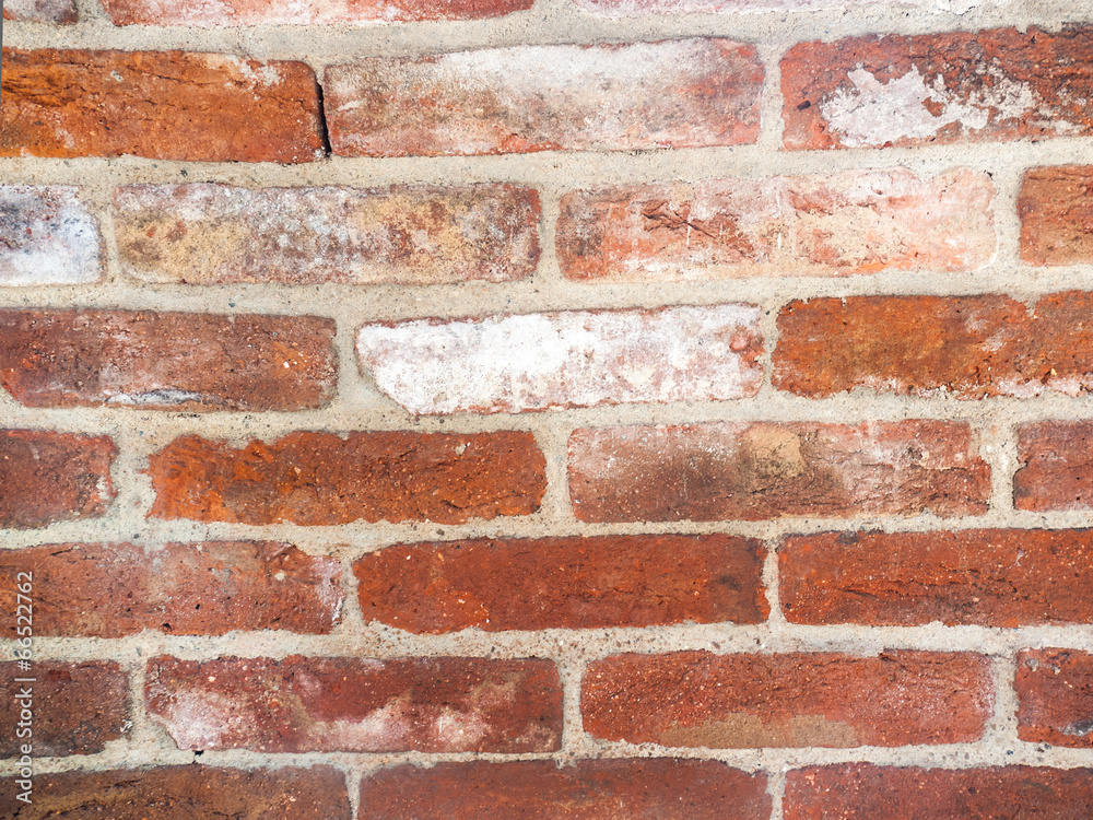 Obraz premium Red brick wall background