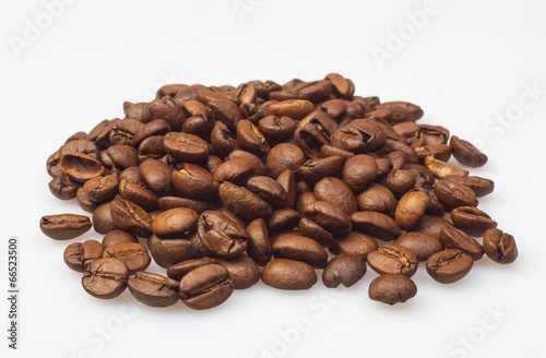 Coffee beans isolated