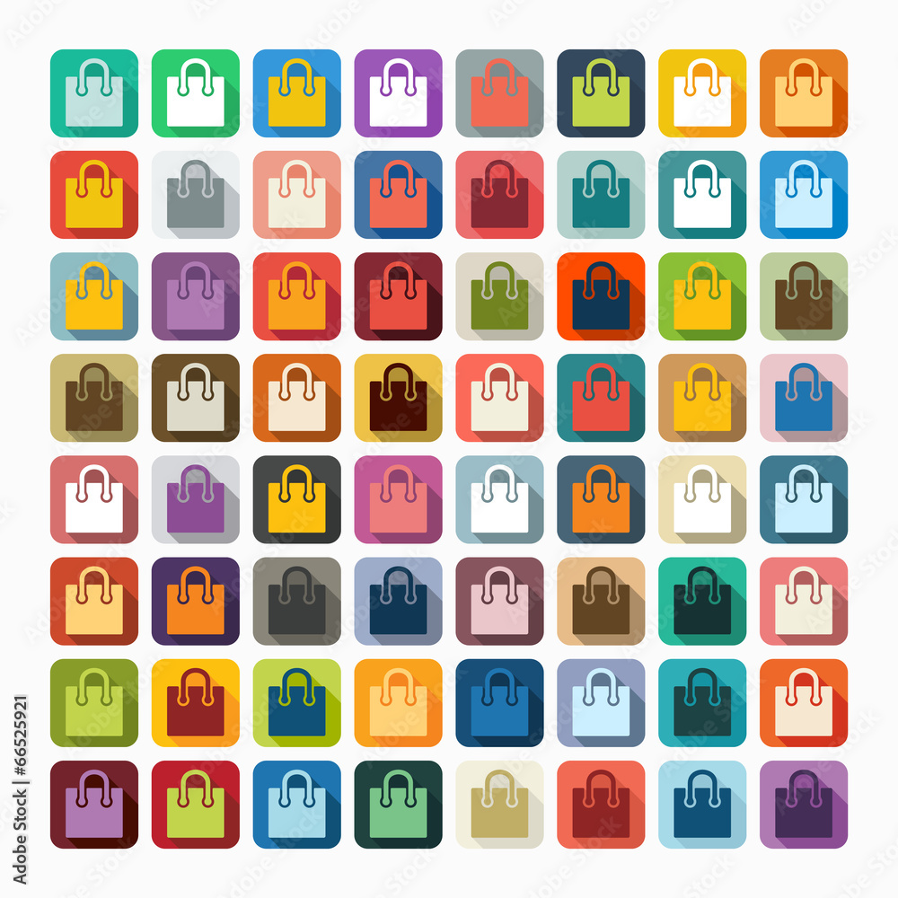 Flat design: bag Flat design: bag