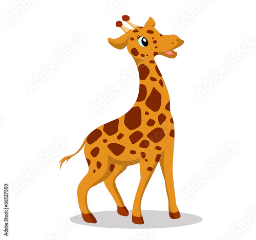 Illustration of cute giraffe