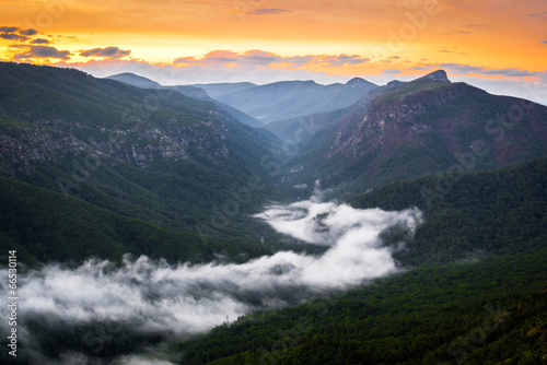 River of Fog at Linville photo