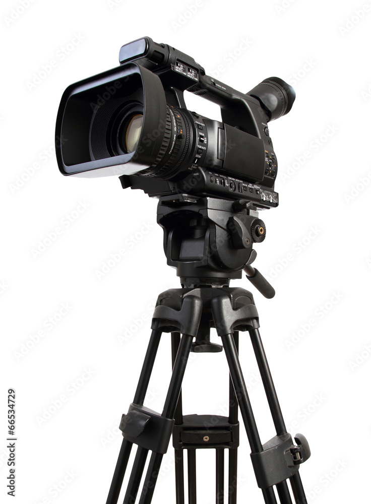 Naklejka premium Professional digital video camera