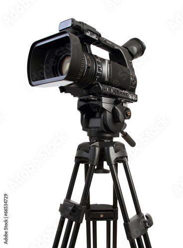 Professional digital video camera photo
