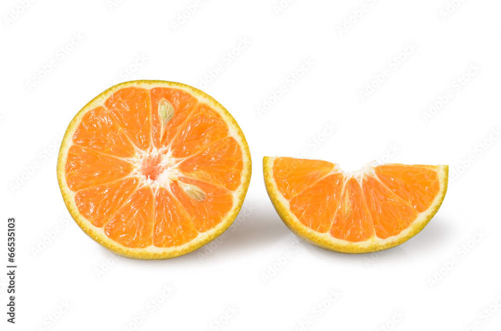 Orange fruit isolated on white background Orange fruit isolated on white background