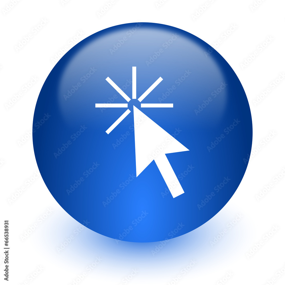 click here computer icon on white background click here computer icon on white background