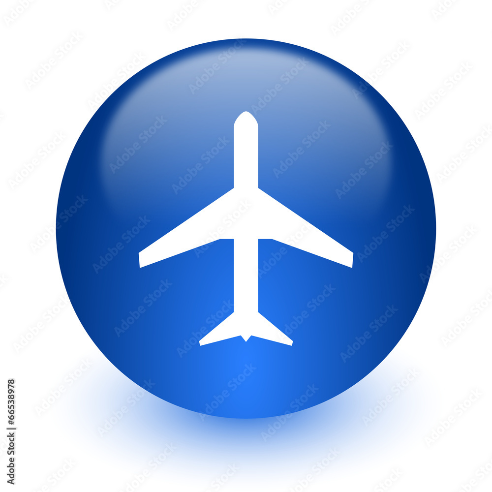 plane computer icon on white background plane computer icon on white background