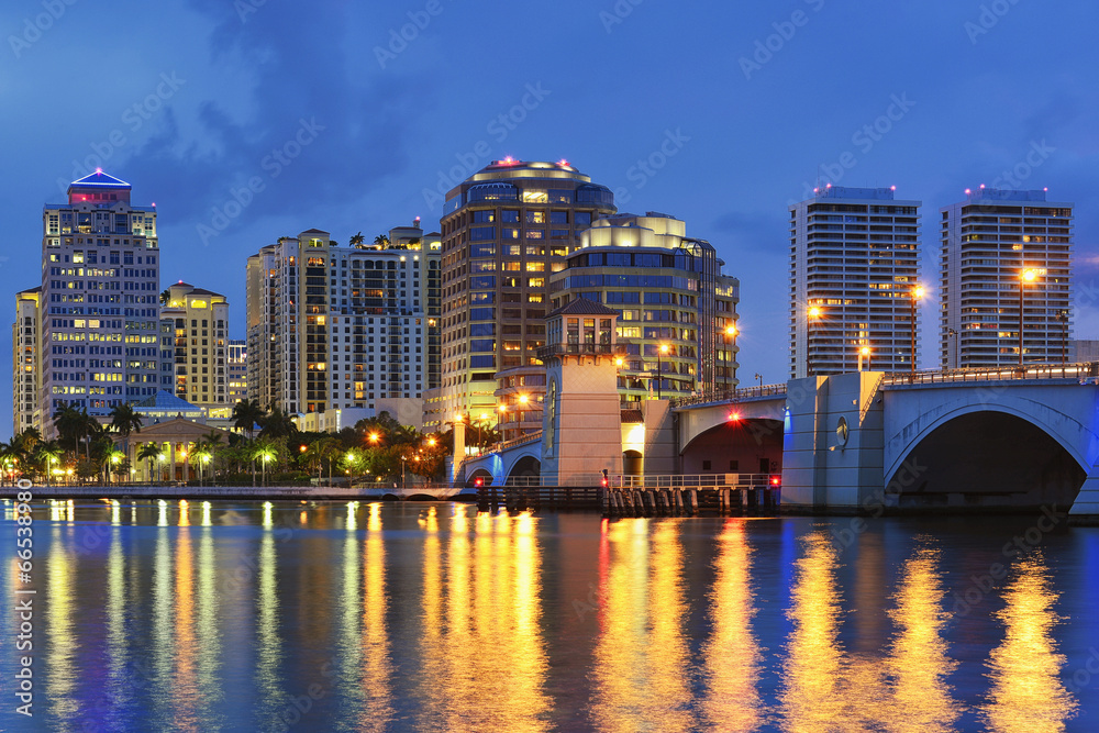 Fototapeta premium West Palm Beach, Florida, United States