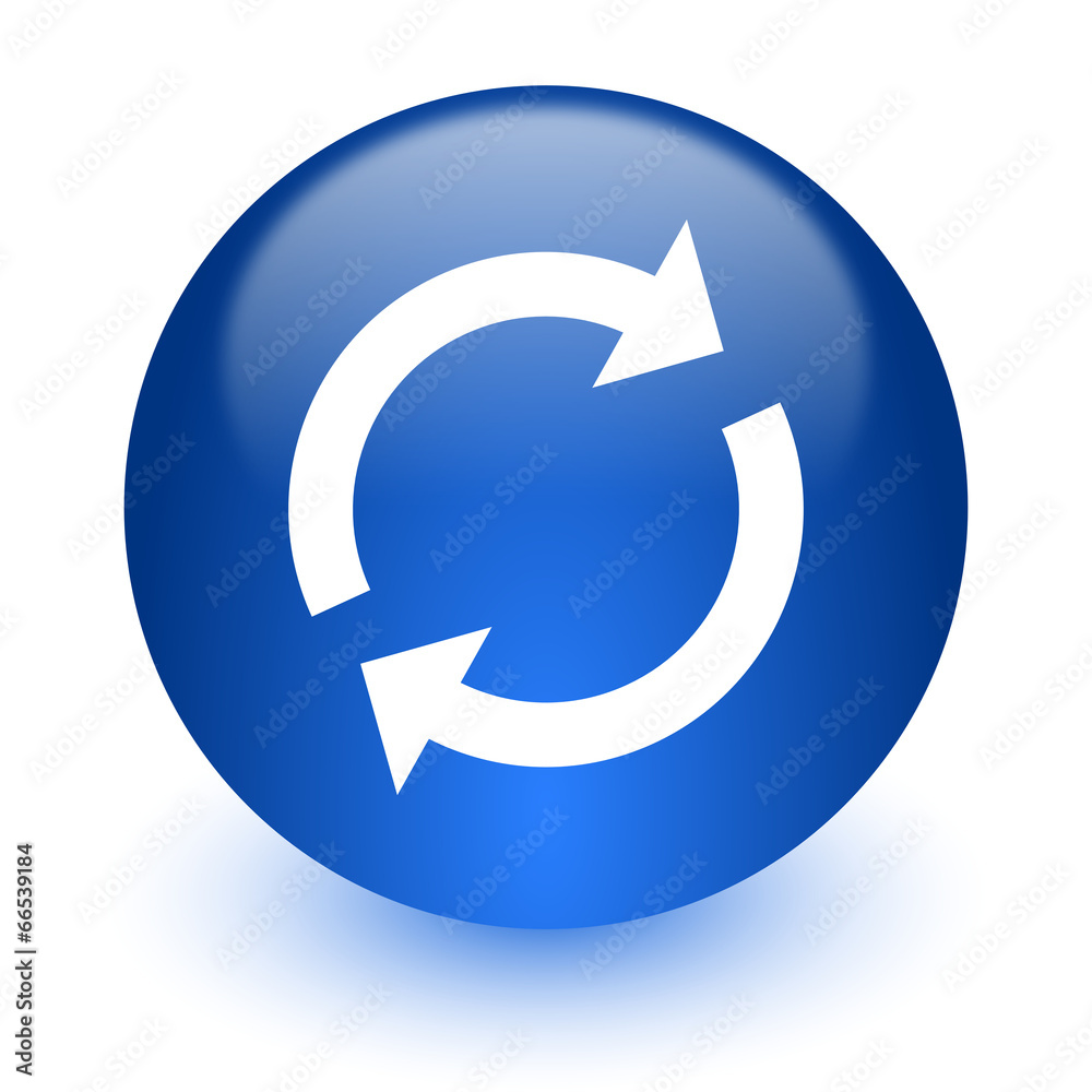 reload computer icon on white background reload computer icon on white background