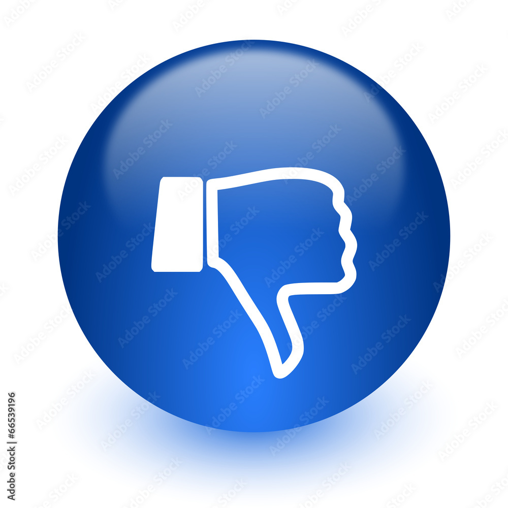 dislike computer icon on white background dislike computer icon on white background