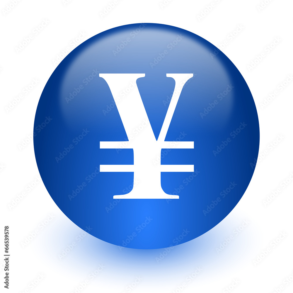 yen computer icon on white background yen computer icon on white background
