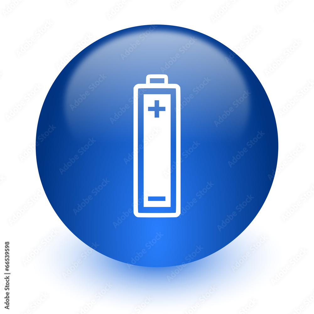 battery computer icon on white background battery computer icon on white background