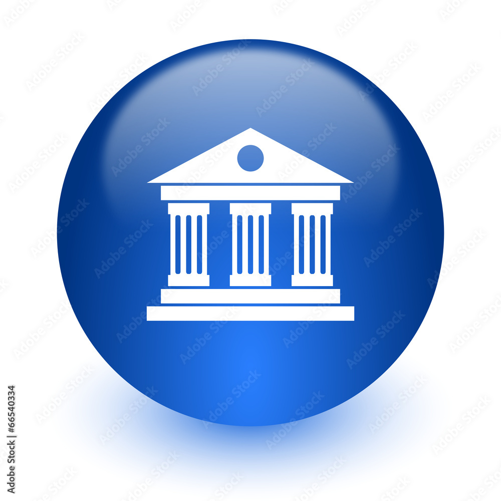 museum computer icon on white background museum computer icon on white background