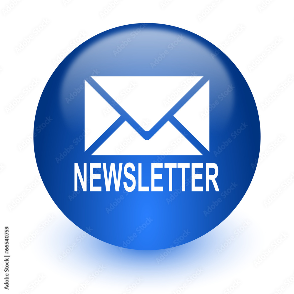 newsletter computer icon on white background newsletter computer icon on white background
