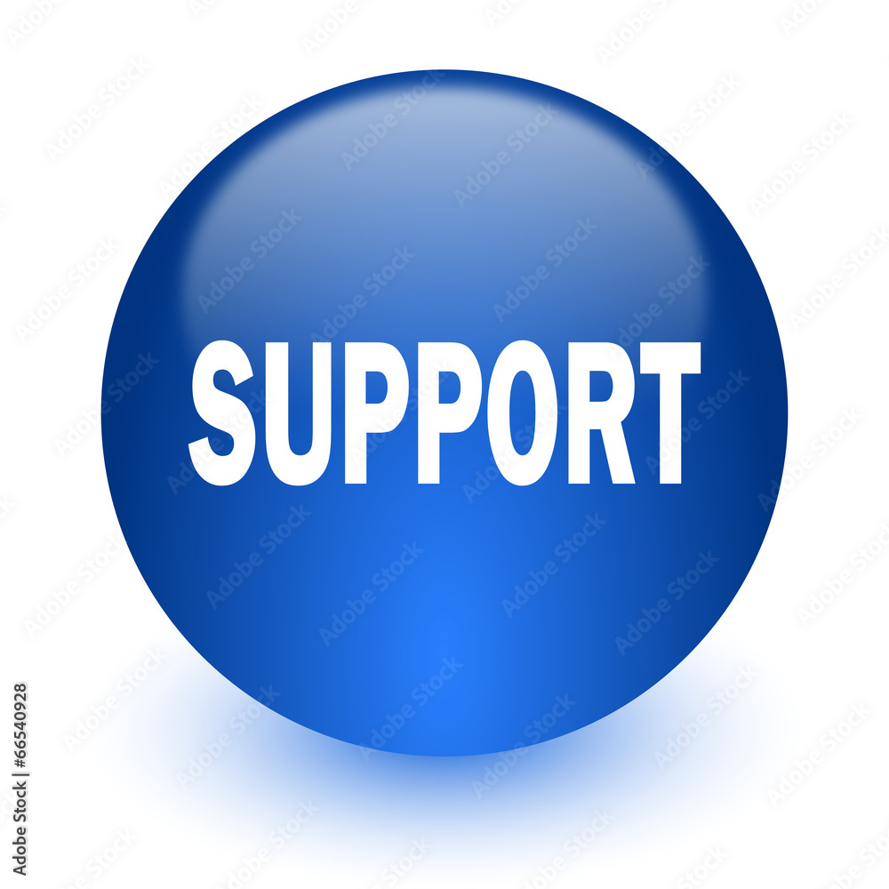 support computer icon on white background support computer icon on white background