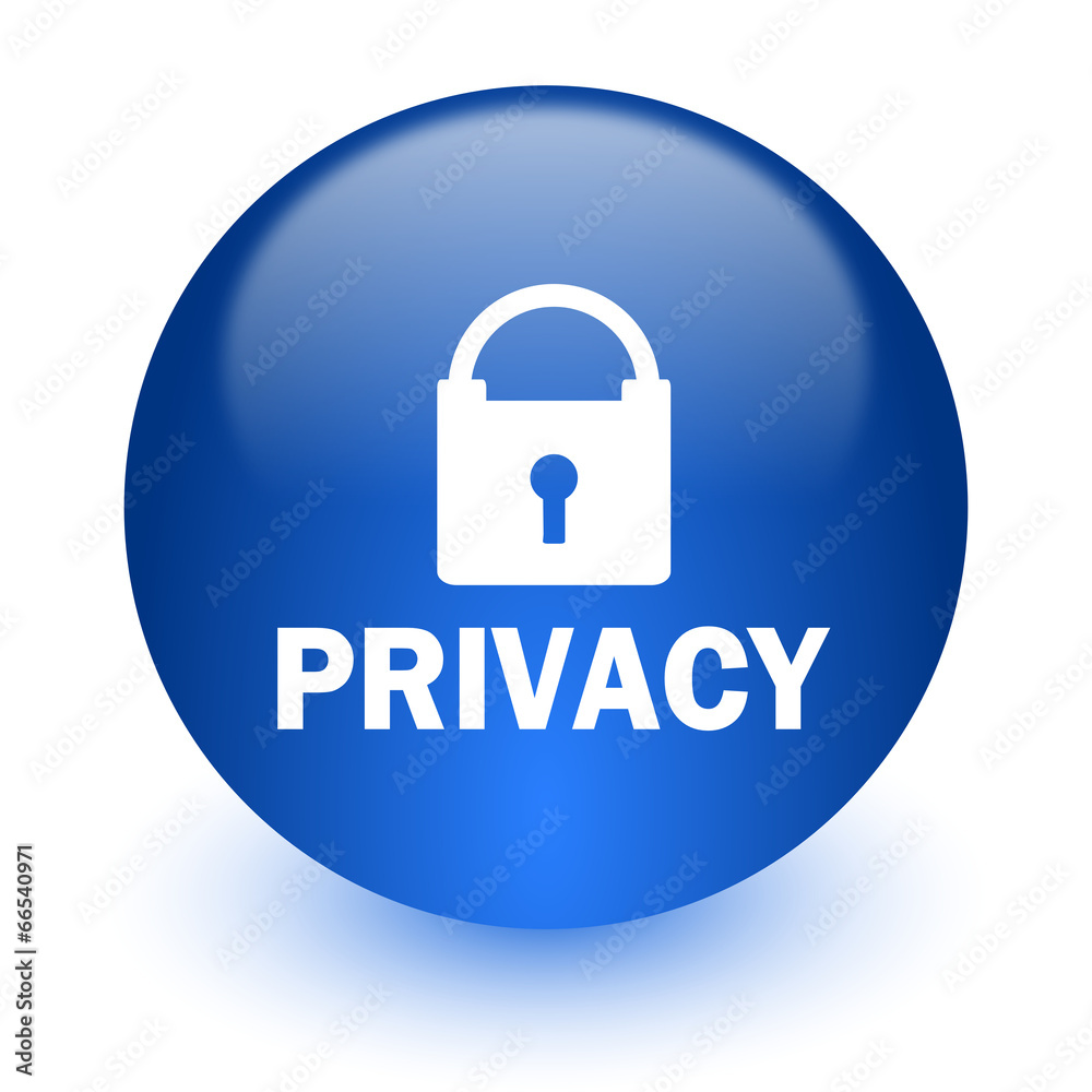 privacy computer icon on white background privacy computer icon on white background
