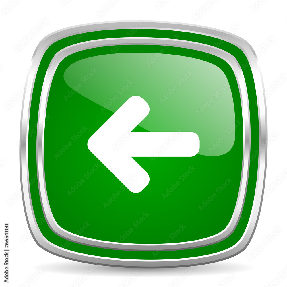 left arrow glossy computer icon on white background left arrow glossy computer icon on white background
