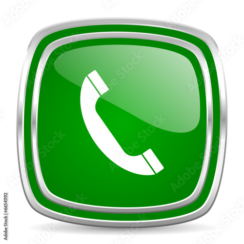 phone glossy computer icon on white background