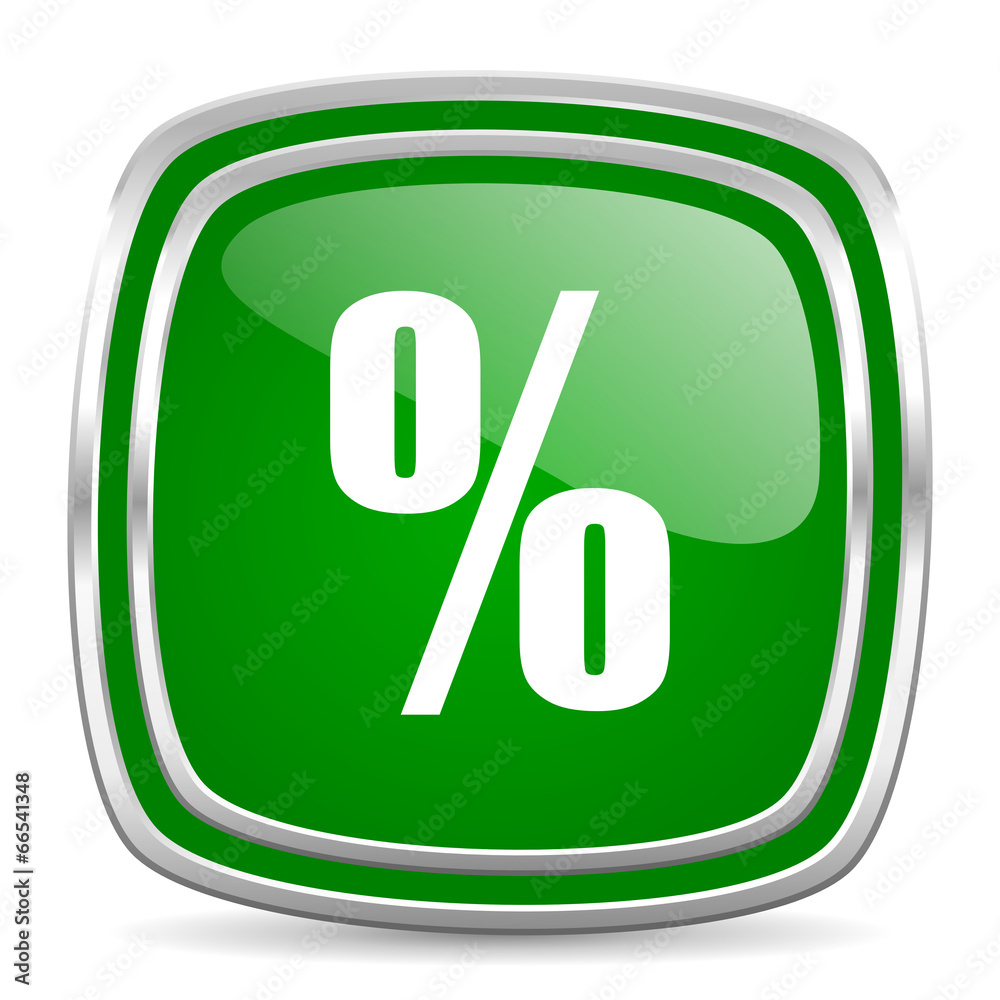 percent glossy computer icon on white background percent glossy computer icon on white background