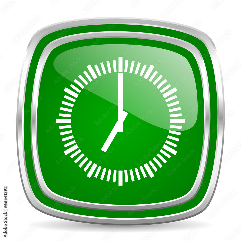 time glossy computer icon on white background time glossy computer icon on white background