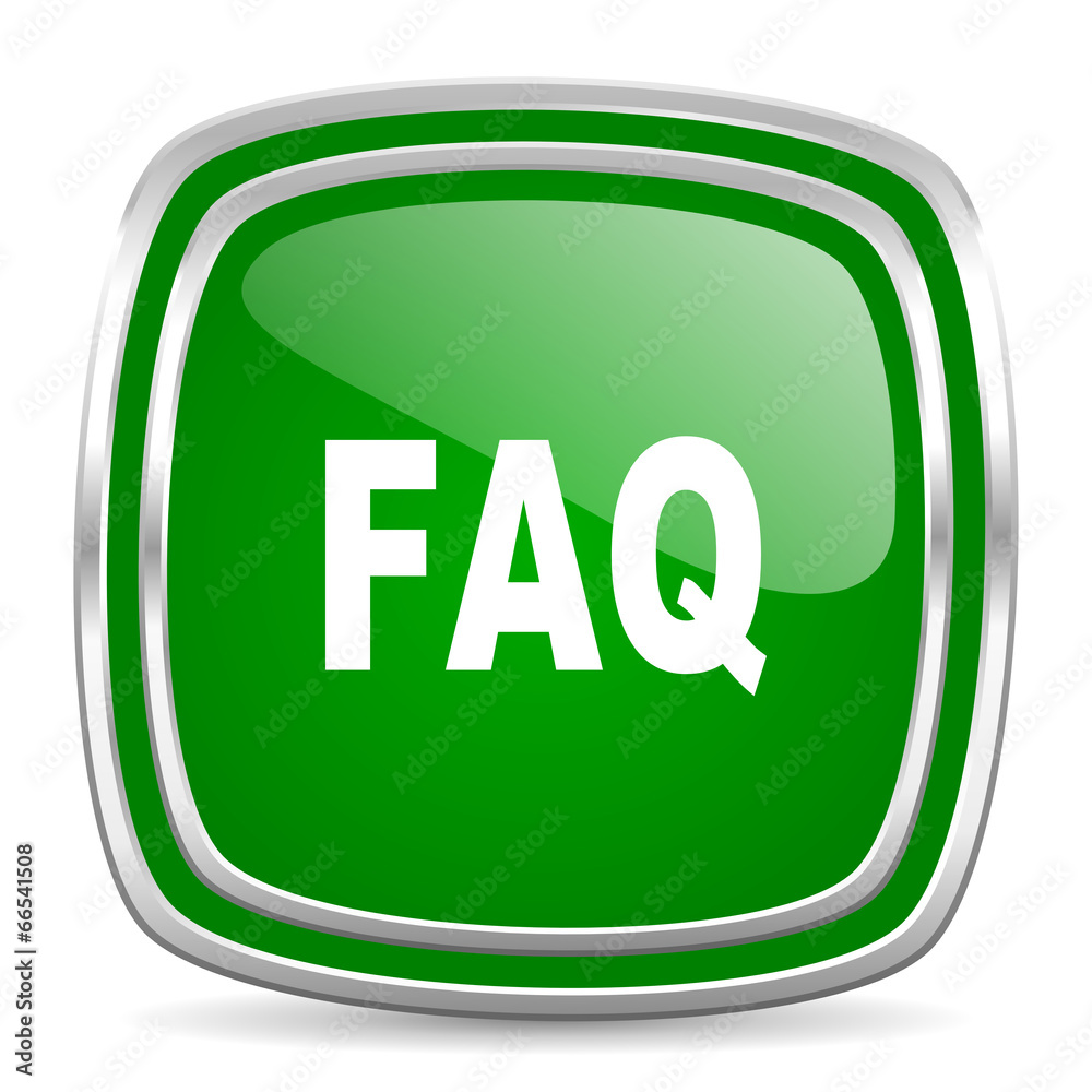 faq glossy computer icon on white background faq glossy computer icon on white background